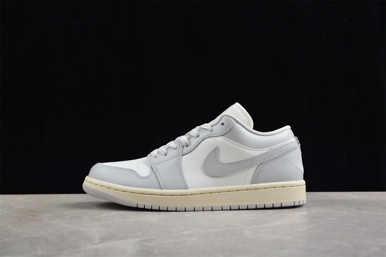 La Air Jordan 1 Low “Blanc Gris