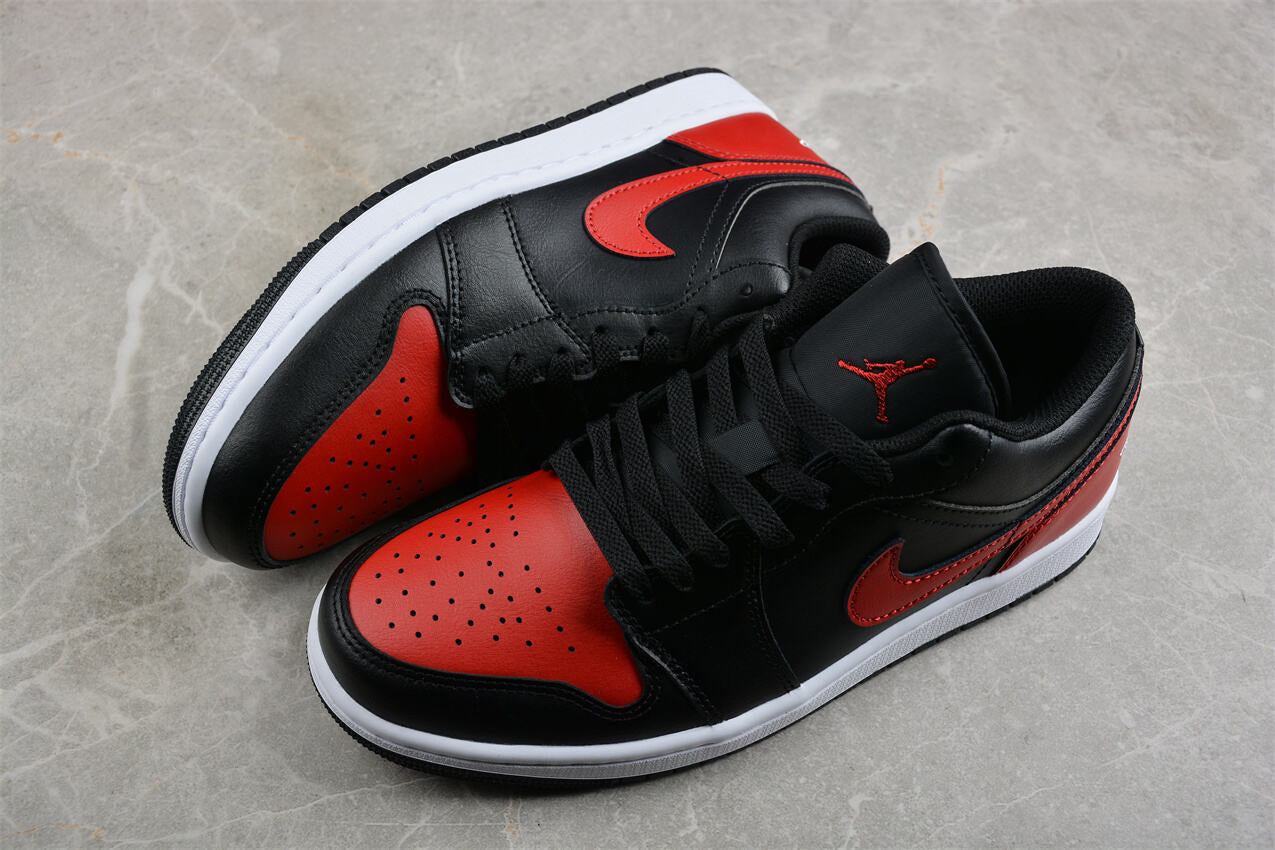 Air Jordan 1 Low “Noir Rouge