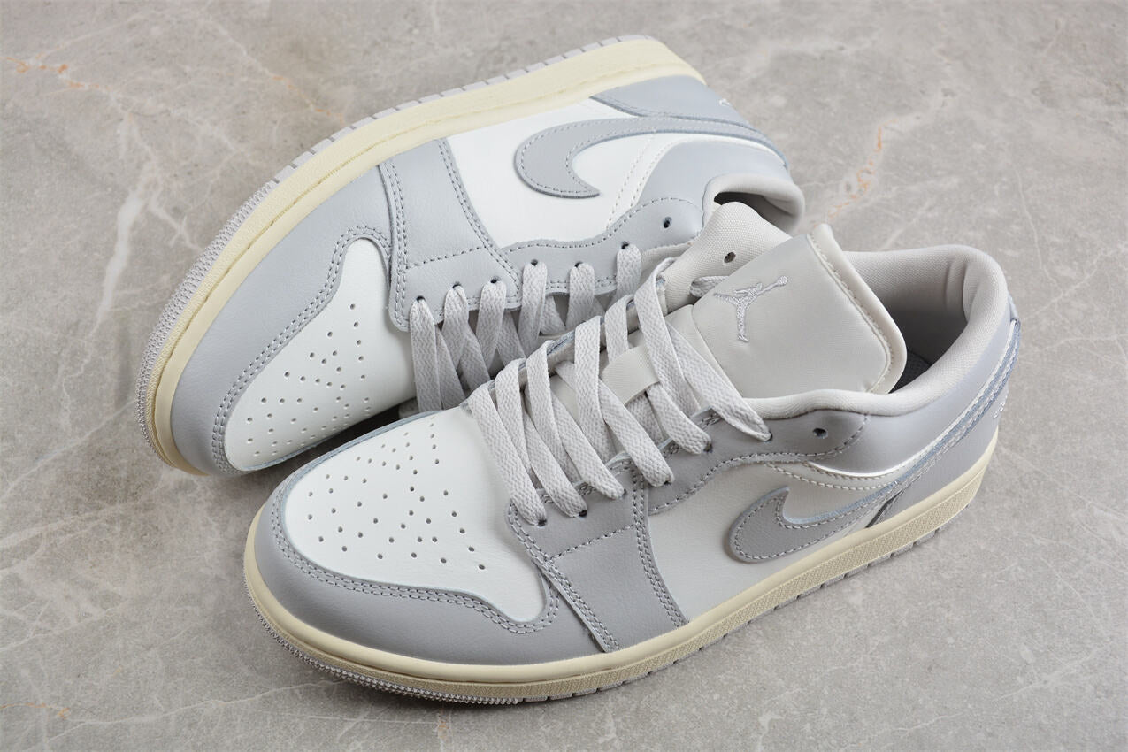 La Air Jordan 1 Low “Blanc Gris