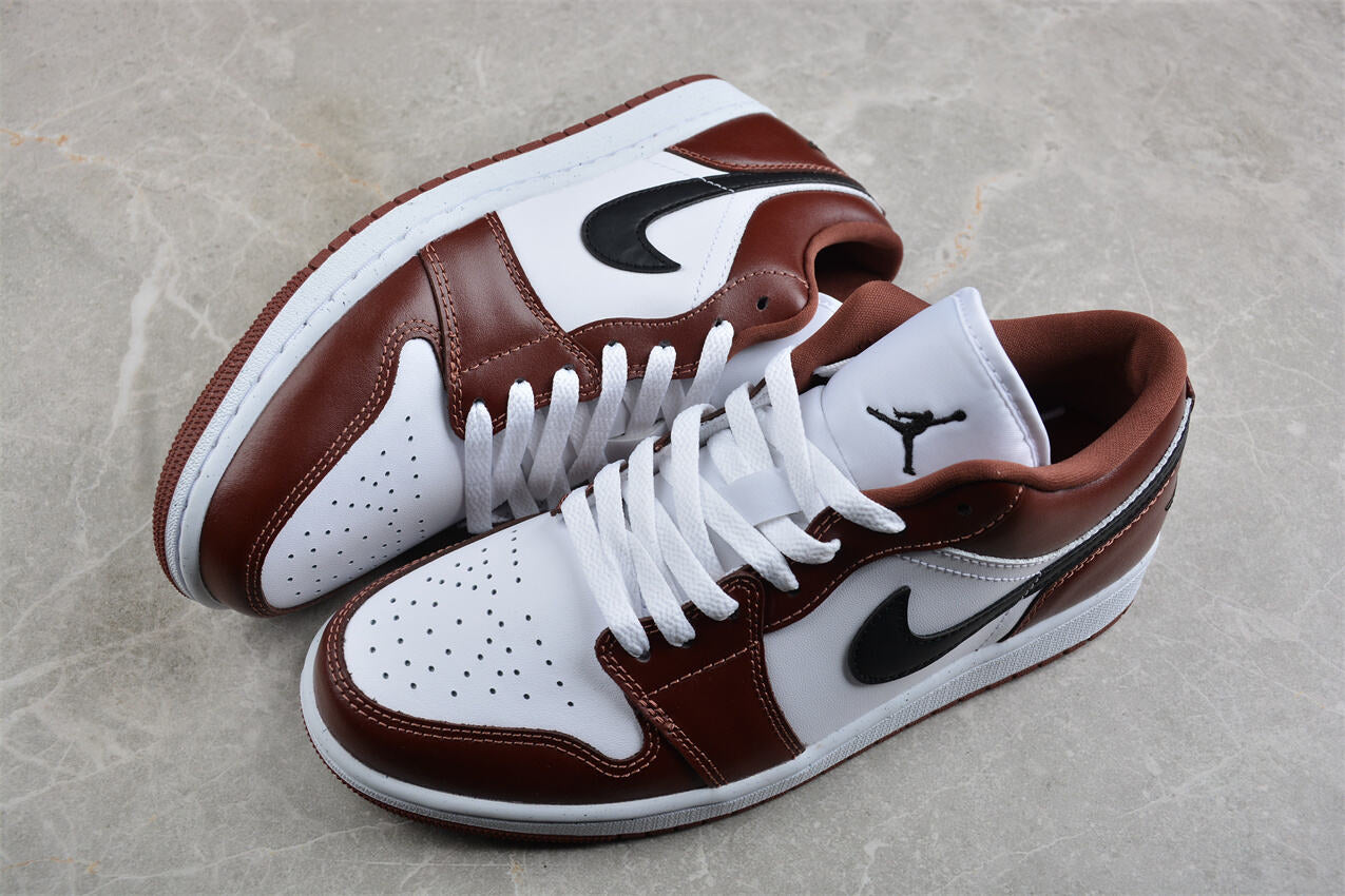 Air Jordan 1 Low “Blanc Bordeaux