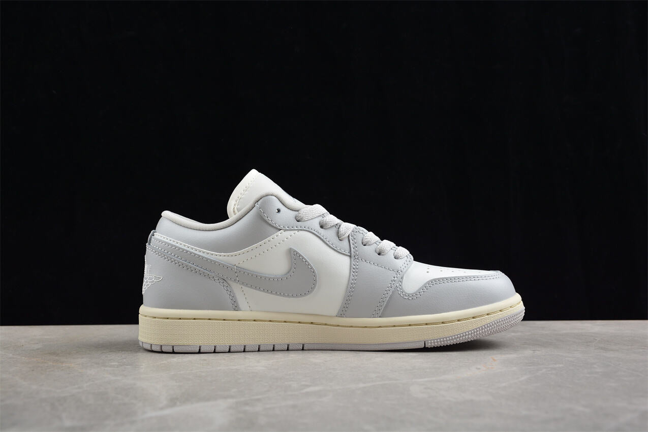 La Air Jordan 1 Low “Blanc Gris