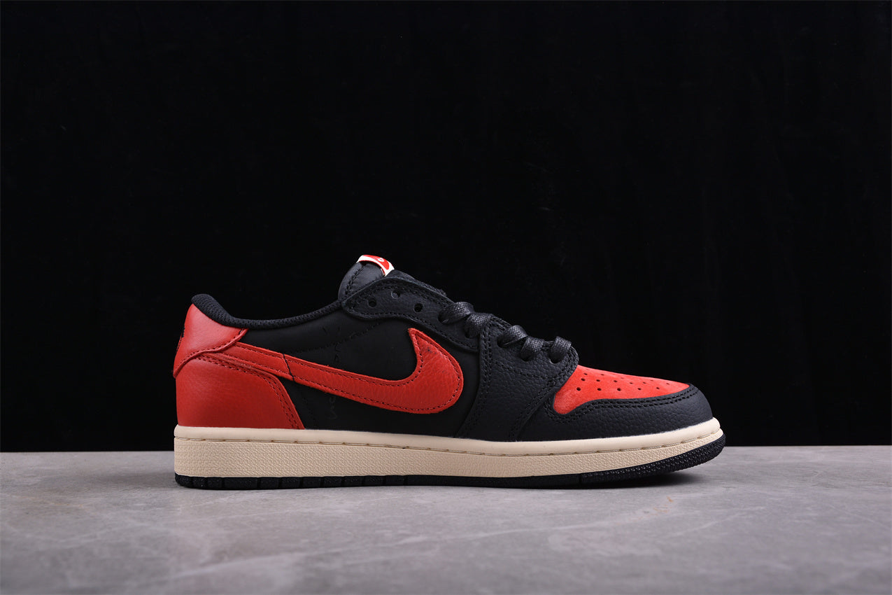 Travis Scott x Air Jordan 1 Low OG – Rouge Noir